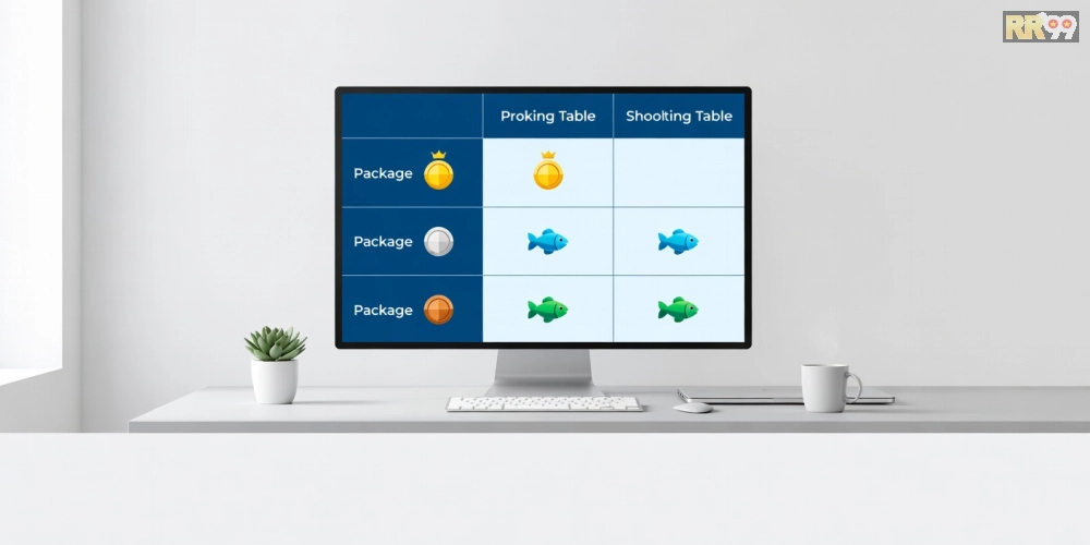 Bảng giá chi tiết các gói tải game bắn cá online rr99 năm 2025