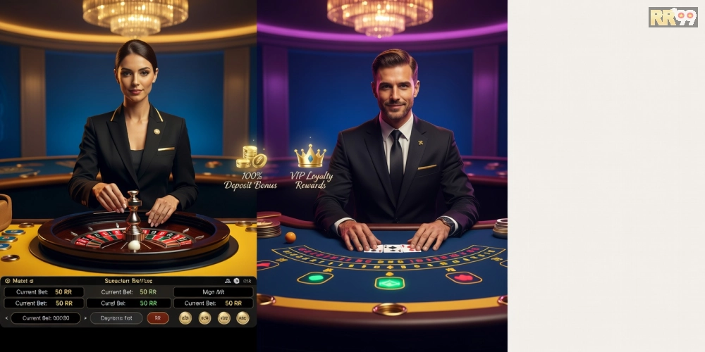 Top 2 live casino rr99 với ưu đãi hấp dẫn và dealer chuyên nghiệp