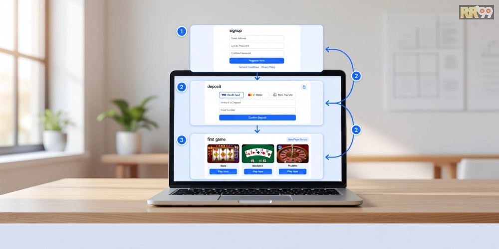 Quy trình đăng ký tài khoản top casino rr99 đơn giản từ A đến Z