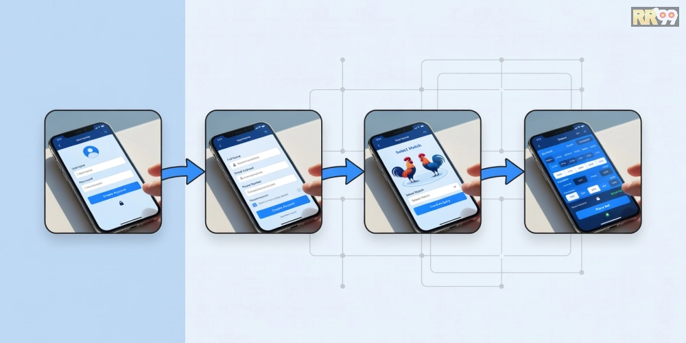 Hướng dẫn từng bước đăng ký và sử dụng đá gà online rr99