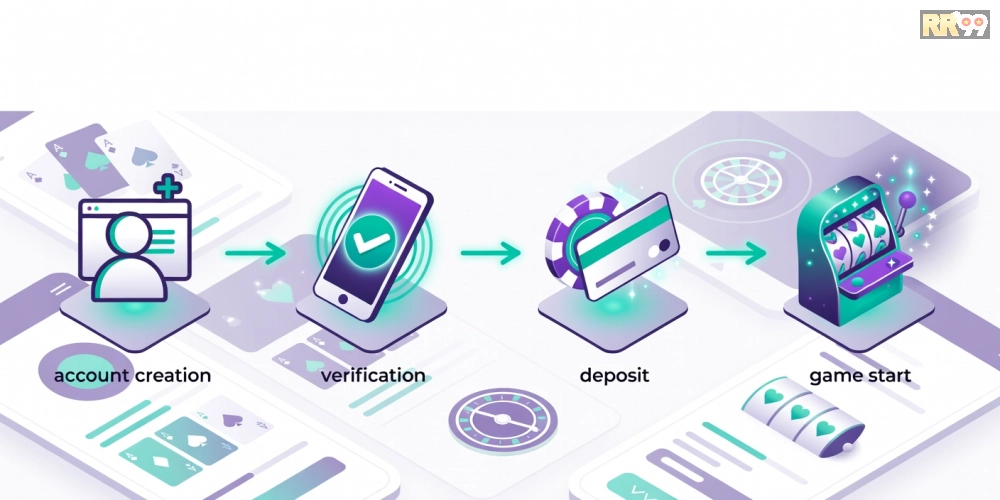 Các bước đăng ký và sử dụng trực tiếp casino rr99 đơn giản từ A đến Z cho người mới
