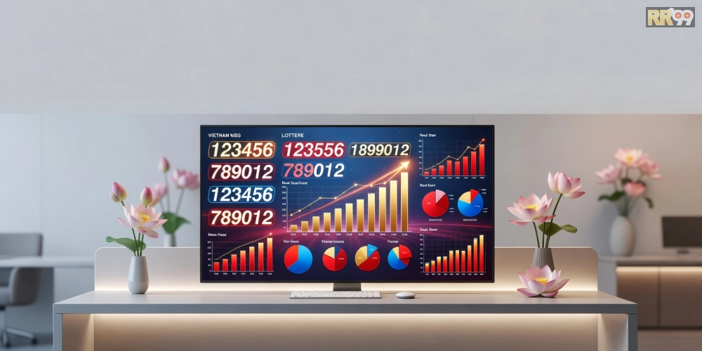 Minh họa kết quả xổ số miền Nam realtime trên nền tảng rr99